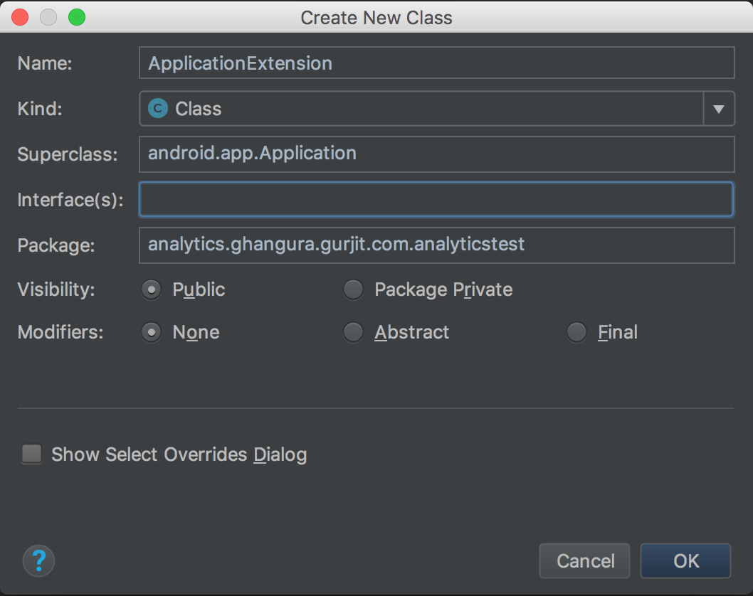android.app.Application superclass